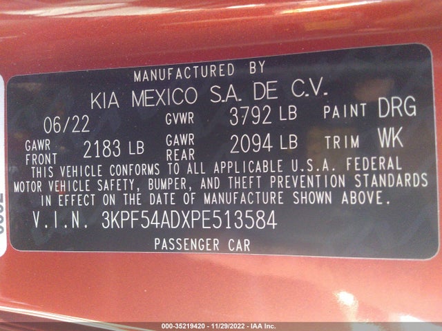 2023 Kia Forte, VIN: 3KPF54ADXPE513584