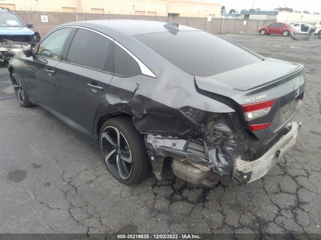 2019 HONDA ACCORD SEDAN SPORT 1.5T VIN: 1HGCV1F3XKA013634