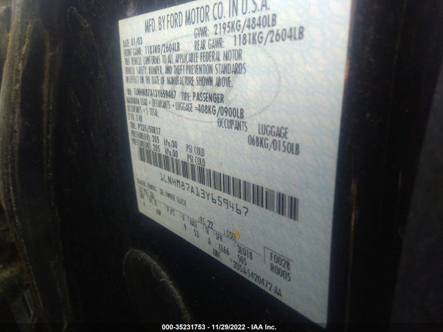 Lincoln Ls Sport/premium Sport 2003 1LNHM87A13Y659467 Image 10