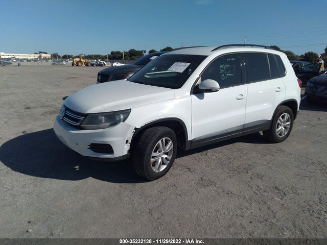 2016 VOLKSWAGEN TIGUAN S VIN: WVGAV7AX0GW509387