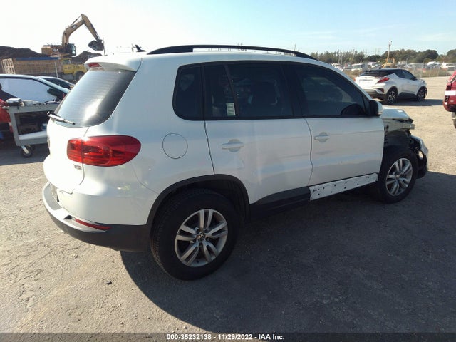 2016 VOLKSWAGEN TIGUAN S VIN: WVGAV7AX0GW509387