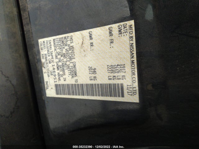 2018 Nissan Altima, VIN: 1N4AL3AP4JC146951