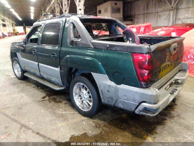 2002 CHEVROLET AVALANCHE VIN: 3GNEC13T32G148481