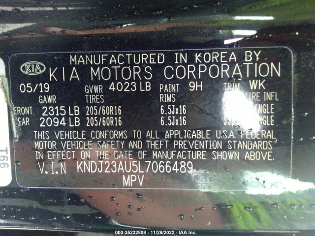 KIA SOUL LX 2020 KNDJ23AU5L7066489 Image 14