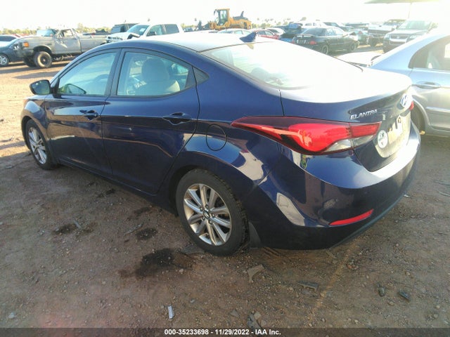 2014 HYUNDAI ELANTRA SE VIN: 5NPDH4AE5EH542801