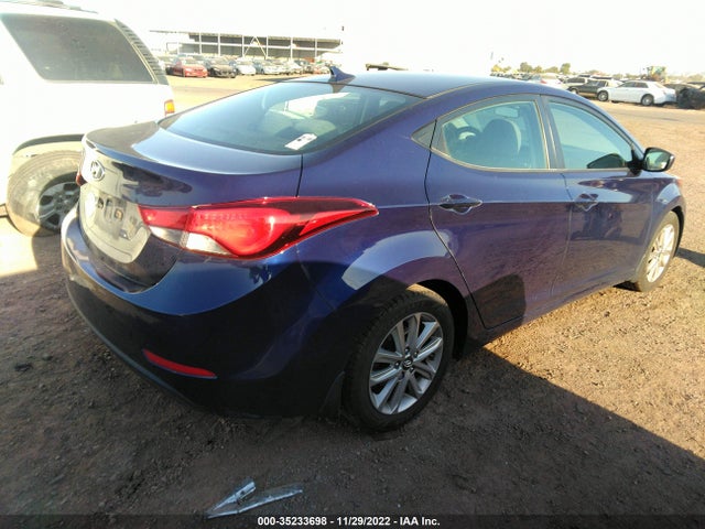 2014 HYUNDAI ELANTRA SE VIN: 5NPDH4AE5EH542801