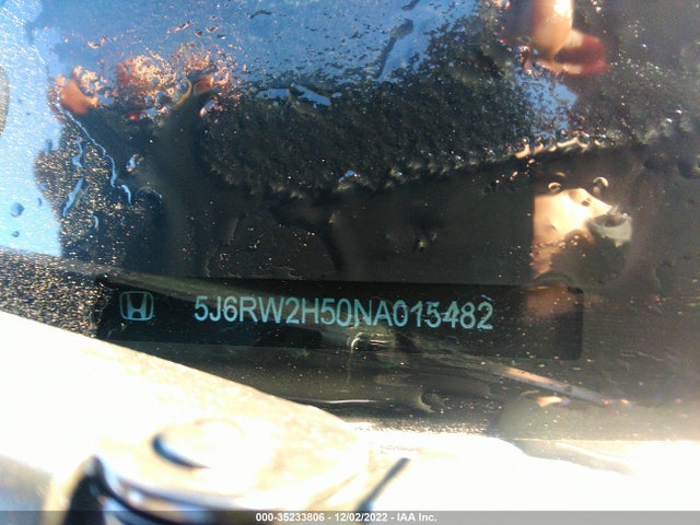 2022 Honda CR-V, VIN: 5J6RW2H50NA015482