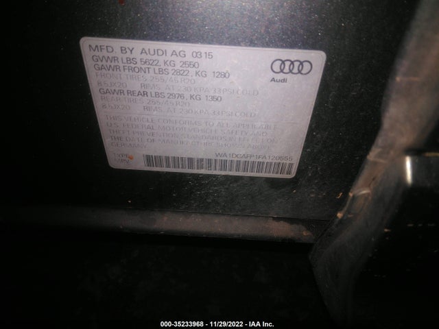 WA1DGAFP1FA120555 Audi Q5 Premium Plus