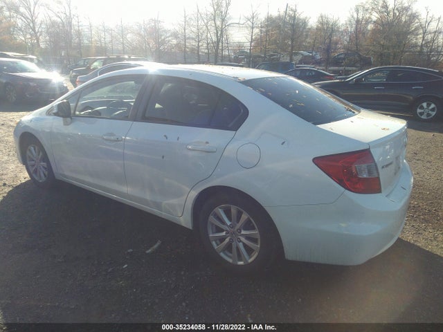 2012 HONDA CIVIC SDN EX VIN: 2HGFB2F83CH327250