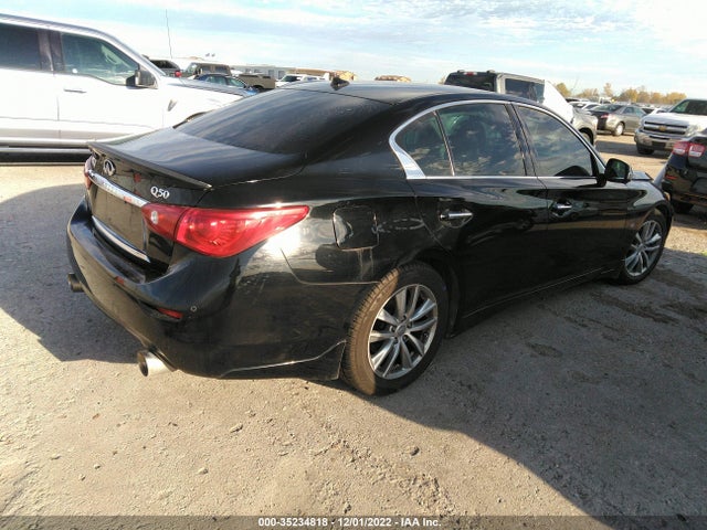 2014 Infiniti Q50 Premium მანქანა იყიდება აუქციონზე, vin: JN1BV7AP5EM674100, აუქციონის ნომერი: 35234818