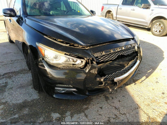 2014 Infiniti Q50 Premium მანქანა იყიდება აუქციონზე, vin: JN1BV7AP5EM674100, აუქციონის ნომერი: 35234818
