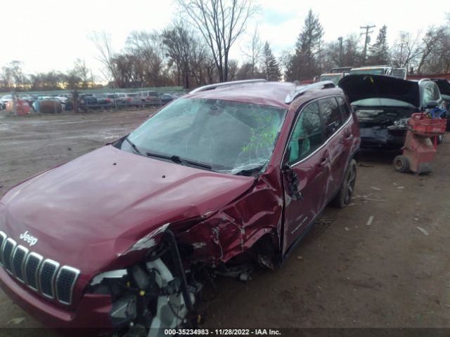 1C4PJLDB6KD302459 Jeep Cherokee Limited