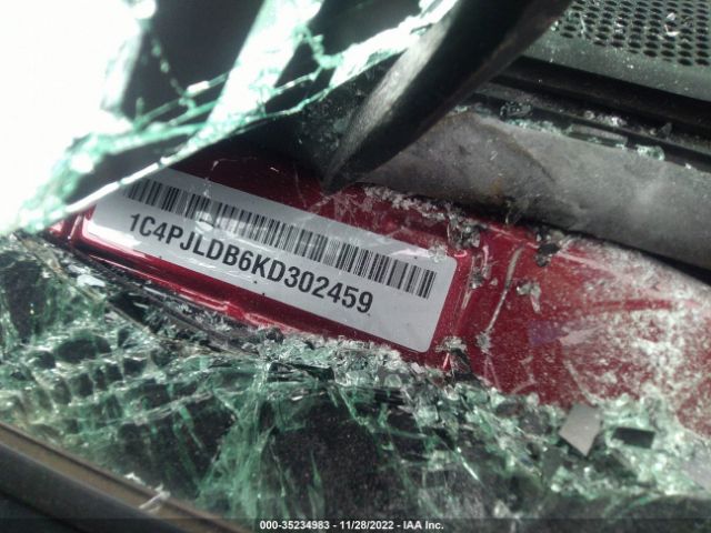 1C4PJLDB6KD302459 Jeep Cherokee Limited