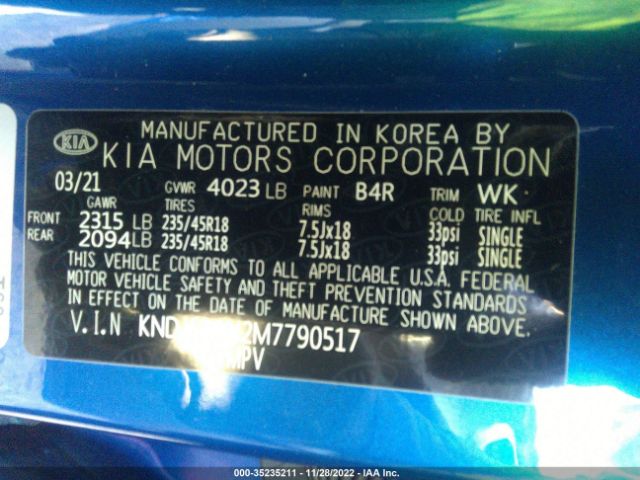 KNDJ63AU2M7790517 KIA Soul