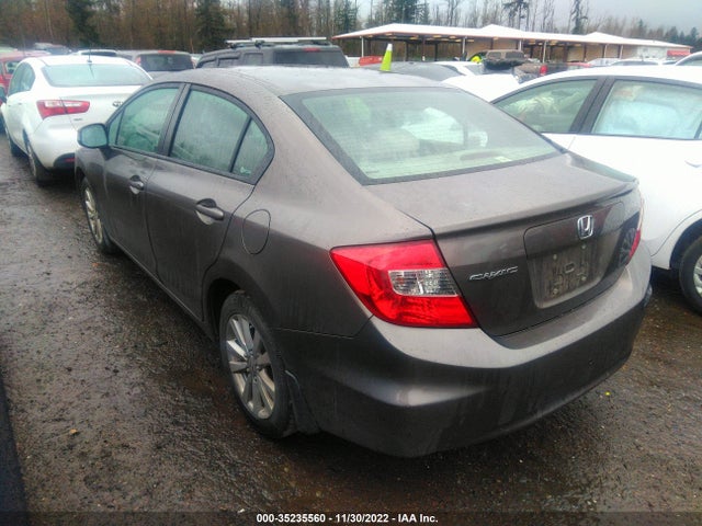 2012 HONDA CIVIC SDN EX VIN: 2HGFB2F89CH522155