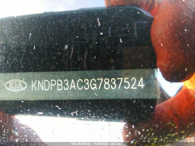 2016 Kia Sportage, VIN: KNDPB3AC3G7837524