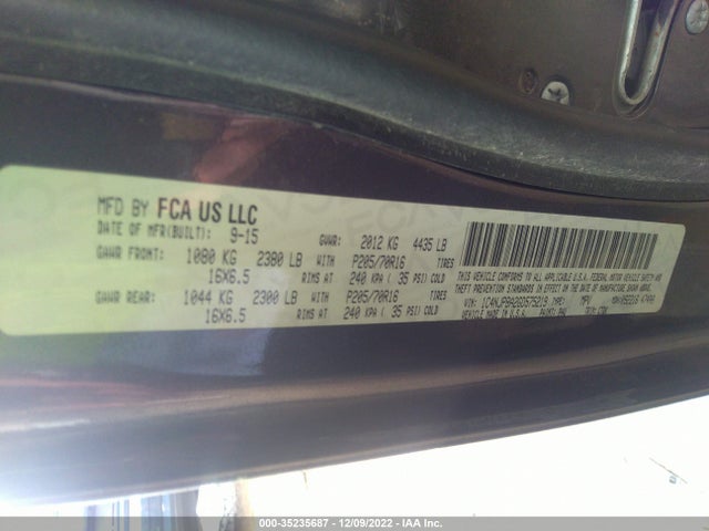 1C4NJPBA2GD575219 Jeep Patriot Sport
