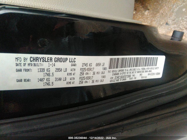 2C4RC1BGXER272888 Chrysler Town & Country Touring