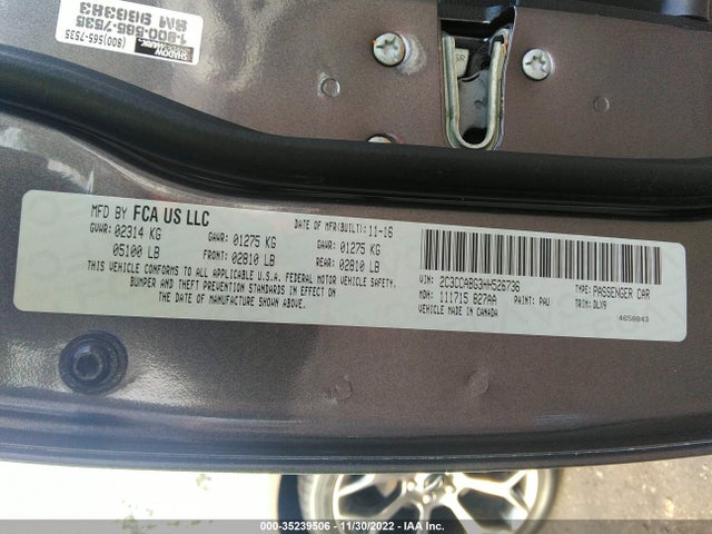 2017 Chrysler 300, VIN: 2C3CCABG3HH526736