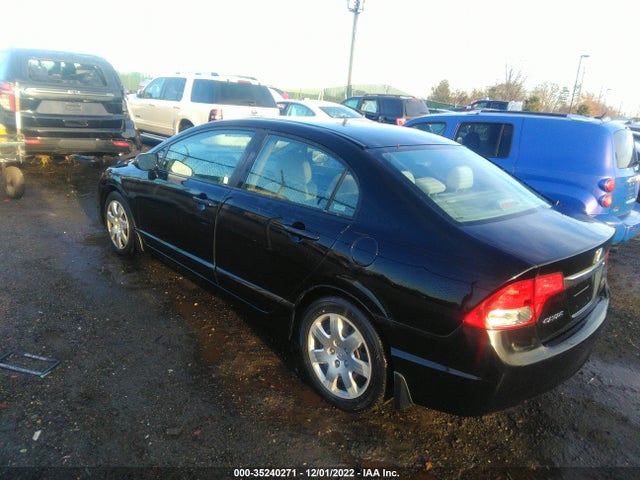2009 HONDA CIVIC SDN LX VIN: 2HGFA16569H366264
