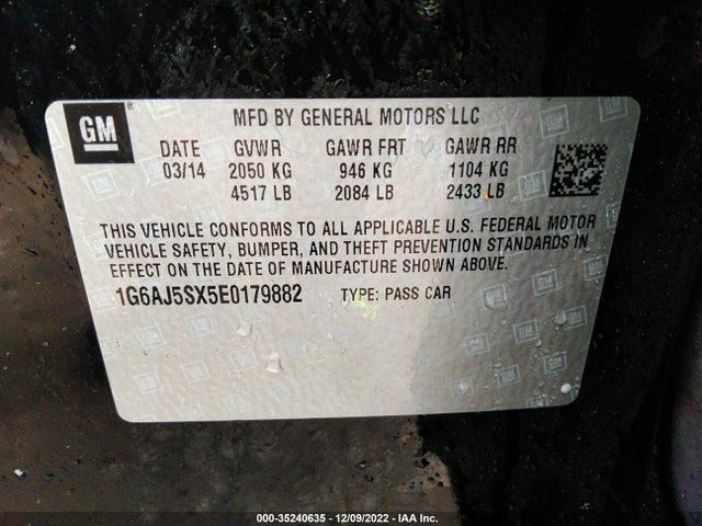 Cadillac Ats Performance Awd 2014 1G6AJ5SX5E0179882 Image 9