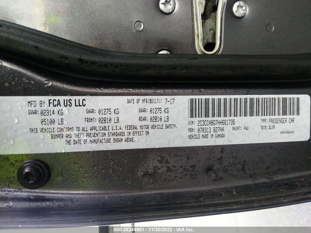 Chrysler 300 300s 2017 2C3CCABG7HH661735 Image 9