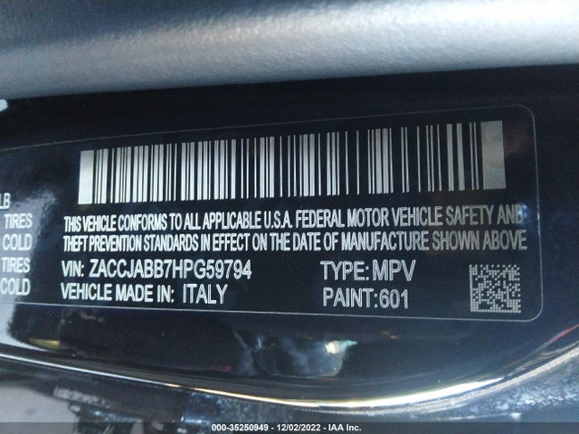 Jeep Renegade 2017 ZACCJABB7HPG59794 Image 10