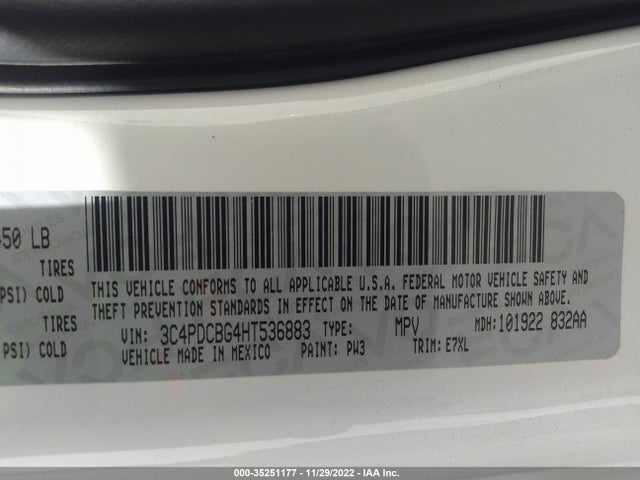 Dodge Journey Sxt 2017 3C4PDCBG4HT536883 Image 9