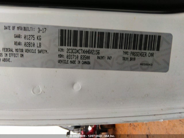 Dodge Charger 2017 2C3CDXCTXHH602156 Image 9