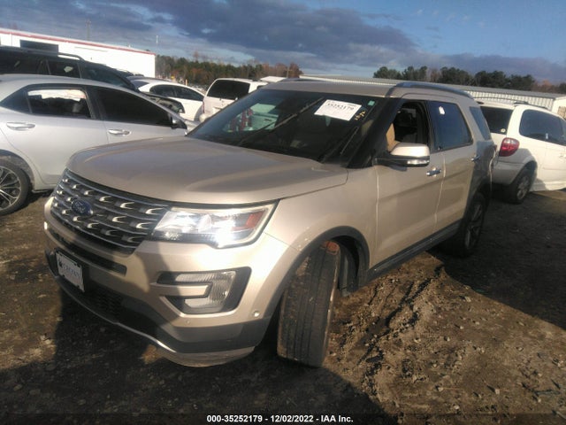 2017 FORD EXPLORER LIMITED VIN: 1FM5K8F86HGD10602