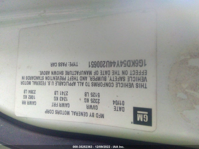 Cadillac Deville 2004 1G6KD54Y44U200651 Image 10