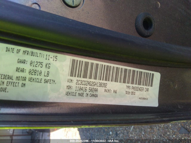Dodge Challenger Sxt 2016 2C3CDZAG2GH138392 Image 9