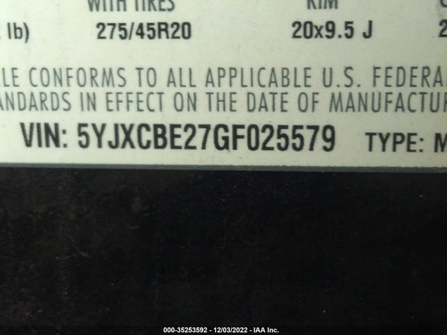 Tesla Model X 70d/90d/75d/60d/p100d 2016 5YJXCBE27GF025579 Image 10