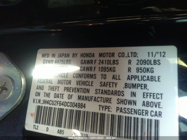 Acura Tsx Tech Pkg 2013 JH4CU2F64DC004984 Image 9
