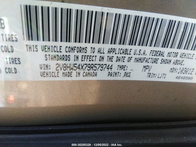Aukcja sprzedaży 2009 Volkswagen Routan Sel, vin: 2V8HW54X79R579744, numer aukcji: 35255328
