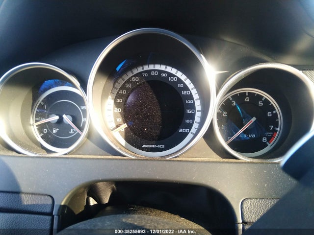 2012 MERCEDES-BENZ C-CLASS C 63 AMG VIN: WDDGJ7HB7CF777907