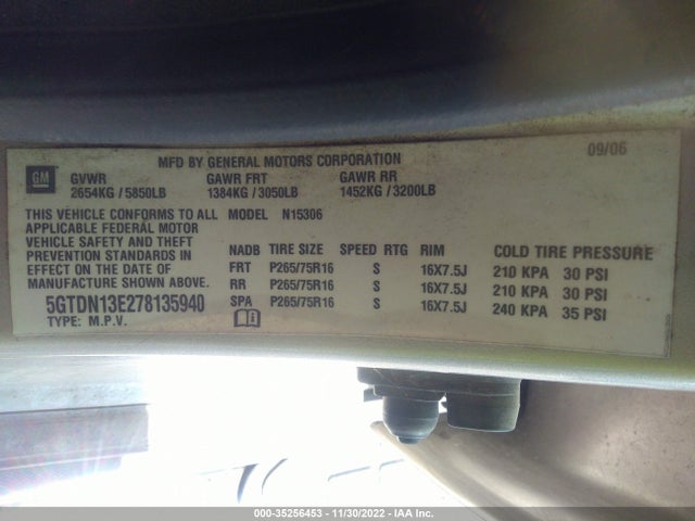 5GTDN13E278135940 Hummer H3