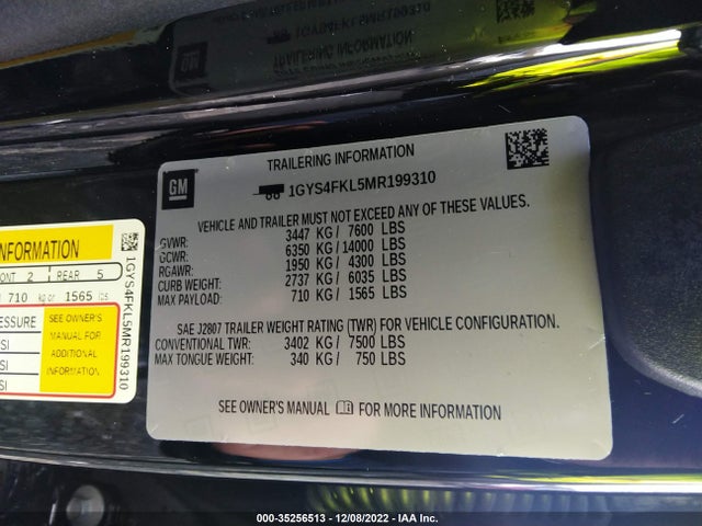 Cadillac Escalade 2021 1GYS4FKL5MR199310 Image 9