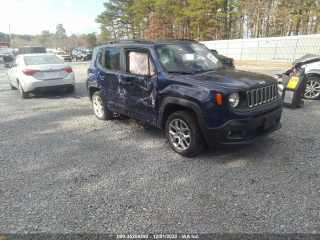 2016 Jeep Renegade, VIN: ZACCJBBT8GPC49311
