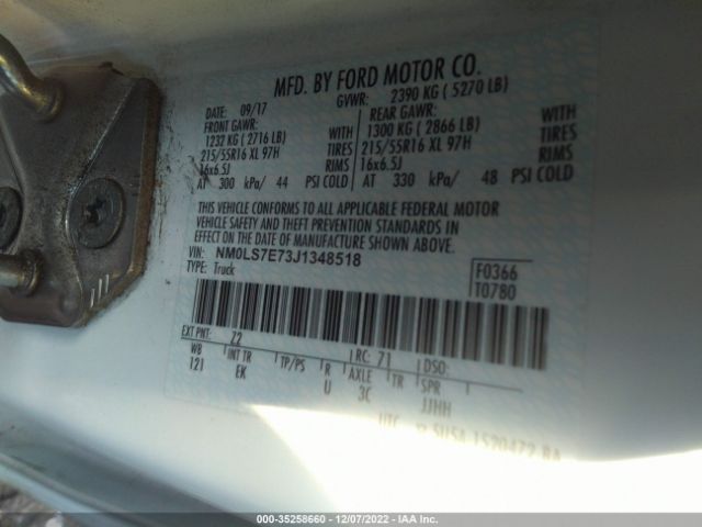 NM0LS7E73J1348518 Ford Transit Connect Van Xl