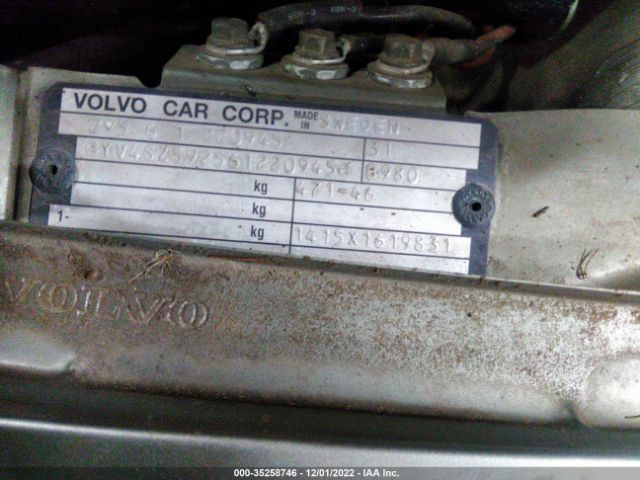 YV4SZ592561220945 Volvo XC70