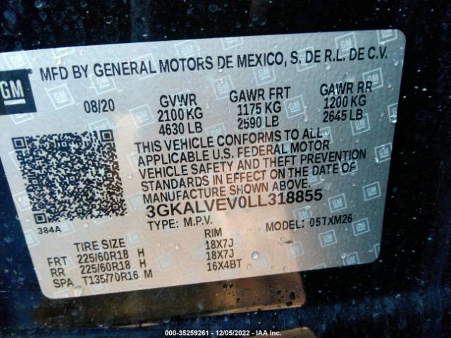 3GKALVEV0LL318855 GMC Terrain Slt