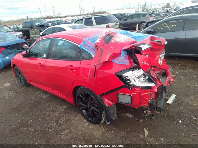 2020 HONDA CIVIC SEDAN SPORT VIN: 2HGFC2F88LH528624