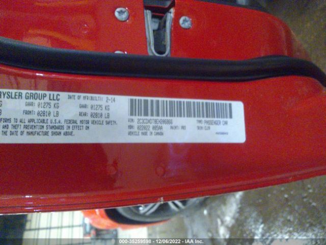 2C3CDXDT8EH206866 Dodge Charger Rt Plus