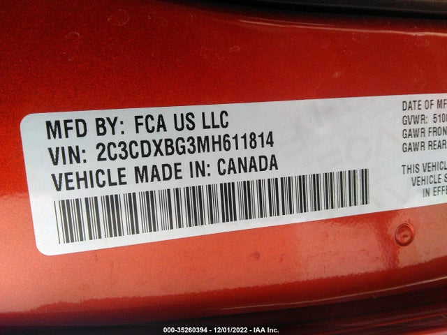 Dodge Charger Sxt 2021 2C3CDXBG3MH611814 Image 9