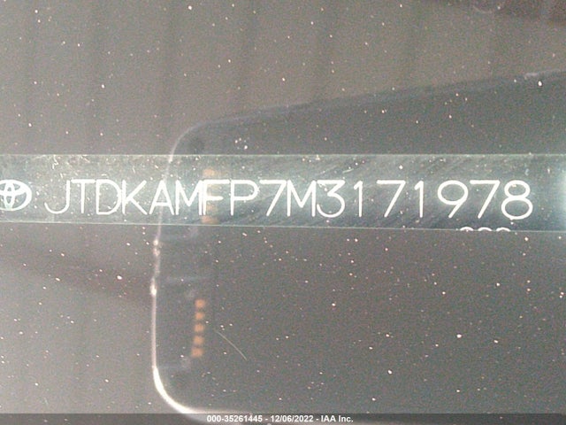 2021 Toyota Prius, VIN: JTDKAMFP7M3171978