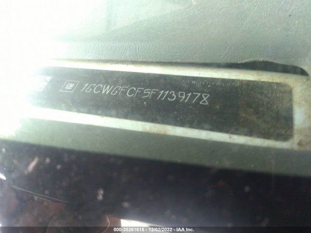2015 Chevrolet Express, VIN: 1GCWGFCF5F1139178