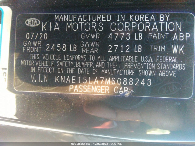 2021 Kia Stinger, VIN: KNAE15LA7M6088243