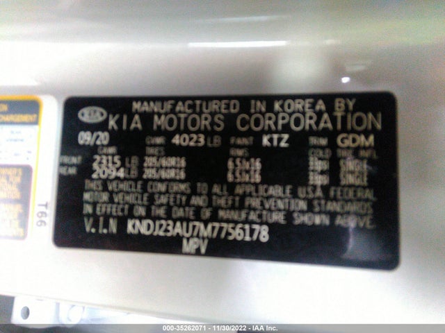2021 Kia Soul, VIN: KNDJ23AU7M7756178