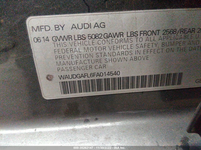 WAUDGAFL6FA014540 Audi S4 Premium Plus